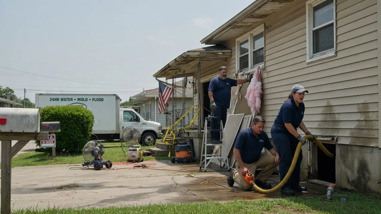 Water Damage Repair in Middletown, IL near me